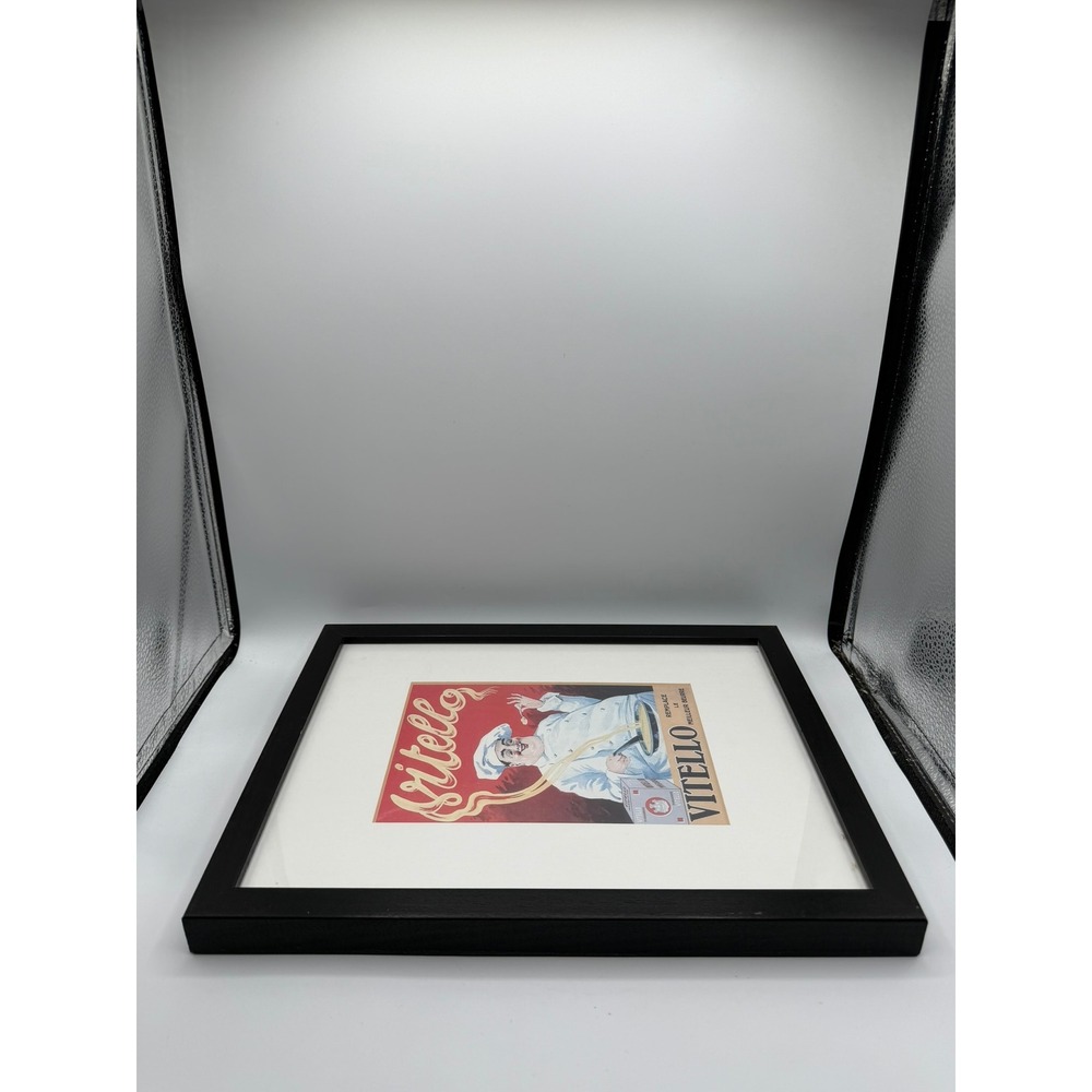 Vintage Vitello Margarine Leonetto Cappiello Framed Art Print 11x14 Chef 1999 - Picture 10 of 11